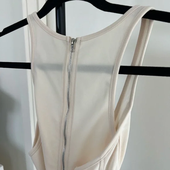 NWT Cream Bustier Top - Picture 4 of 4